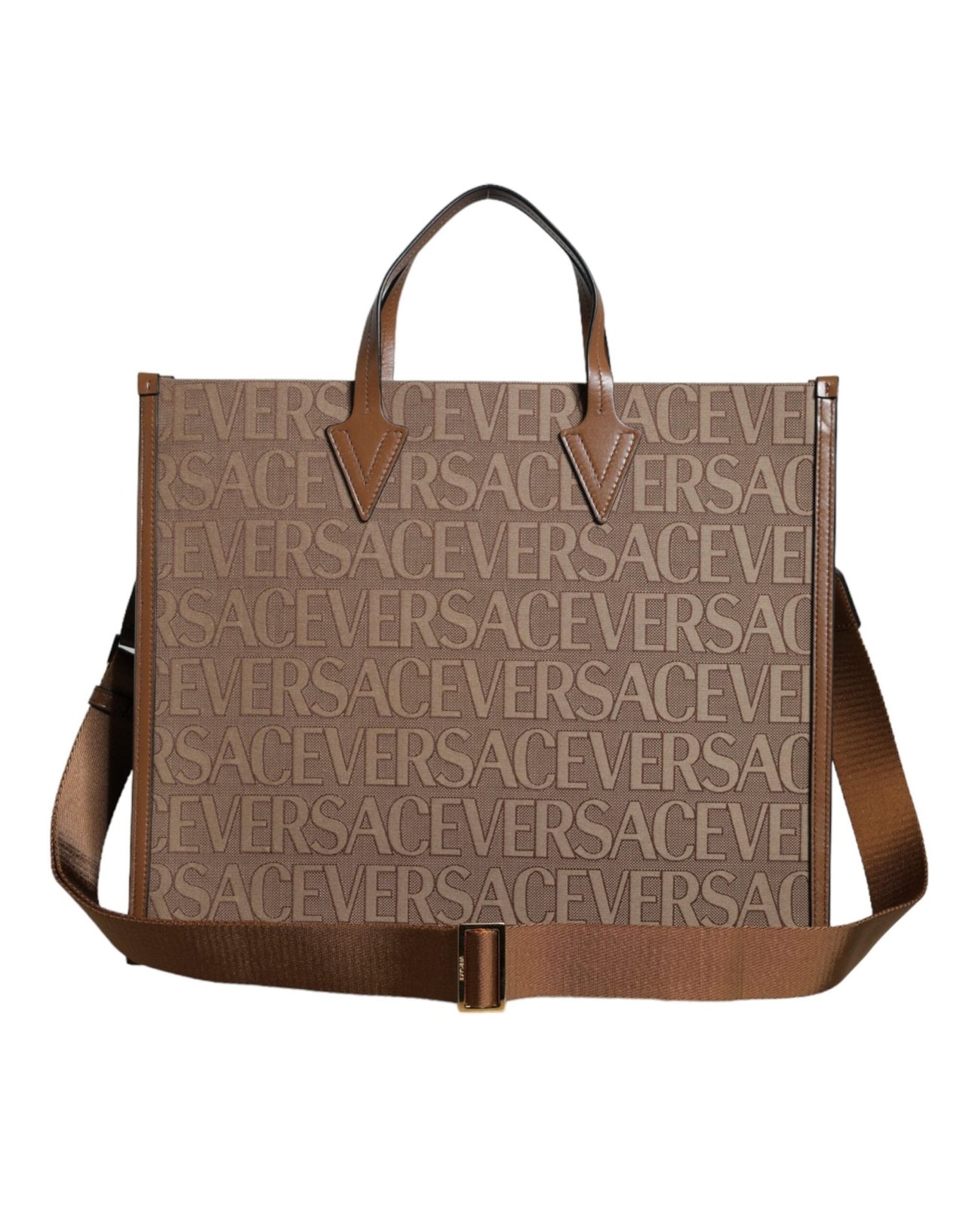 Luxour, Versace - Canvas Beige Tote Bag, 