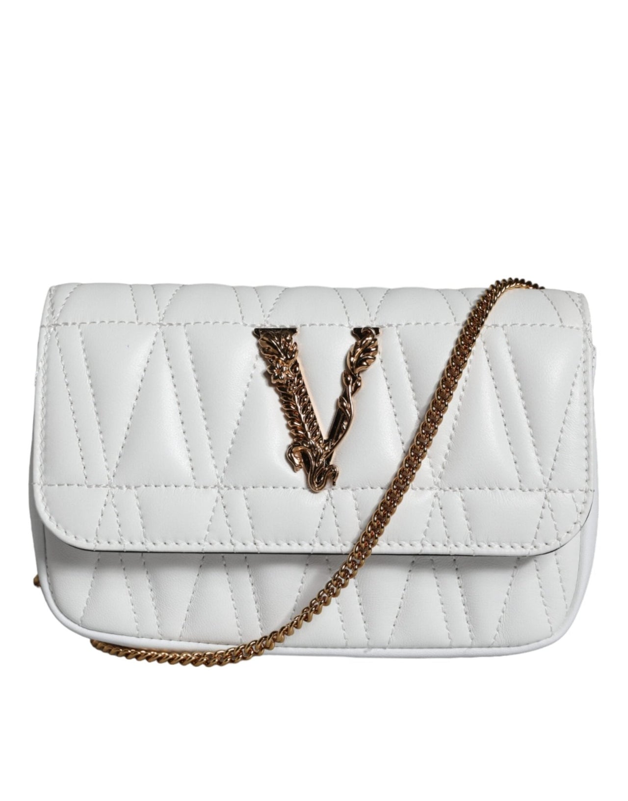 Luxour, Versace - Canvas Beige Shoulder Bag, 