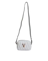 Thumbnail for Luxour, Versace White Quilted Nappa Leather Crossbody Shoulder Bag, 