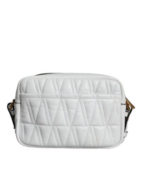 Thumbnail for Luxour, Versace White Quilted Nappa Leather Crossbody Shoulder Bag, 